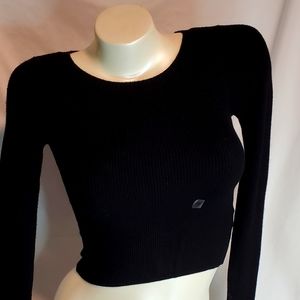 NWT Express black XS crop sweater.